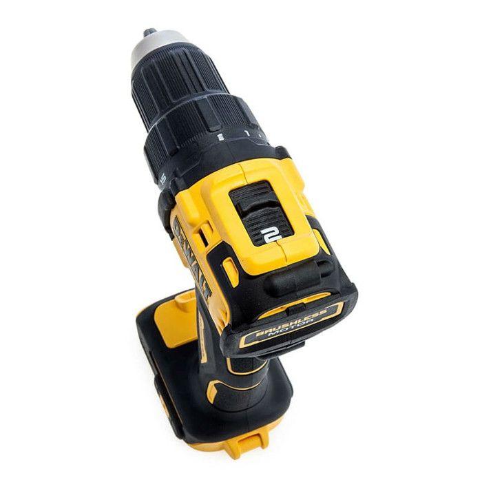Perceuse-visseuse 18v compact xr - dewalt - dcd708d2t - 2 batteries 2ah - 16 positions de réglages de couple