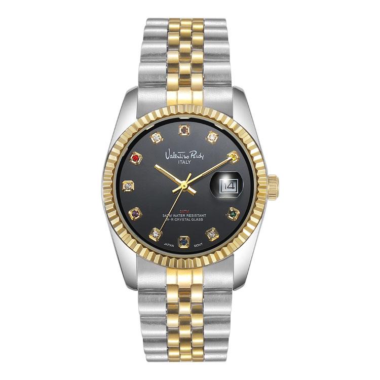 Ballentinoludi Vr1129B-Bkcb Men'S Metal Wristwatch