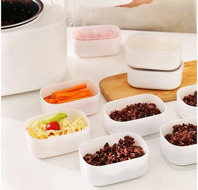 Mehrkornreis Verpackung Gefrierbox Brauner Reis Reis Fettreduktion Lunchbox Kleine Lunchbox Kühlschrank Aufbewahrung Frischhaltebox