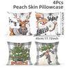 Christmas Cushion Cover Merry Christmas Decorations for Home 2025 Navidad Natal Xmas Ornament Sofa Pillowcase New Year Gift 2026