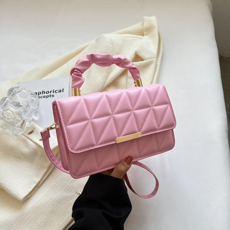 Fashionable Pu Leather Small Crossbody Bag Trendy Street Style Handbag For Women 2023