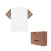 Final Sale Vintage Check-sleeve T-shirt 80427161