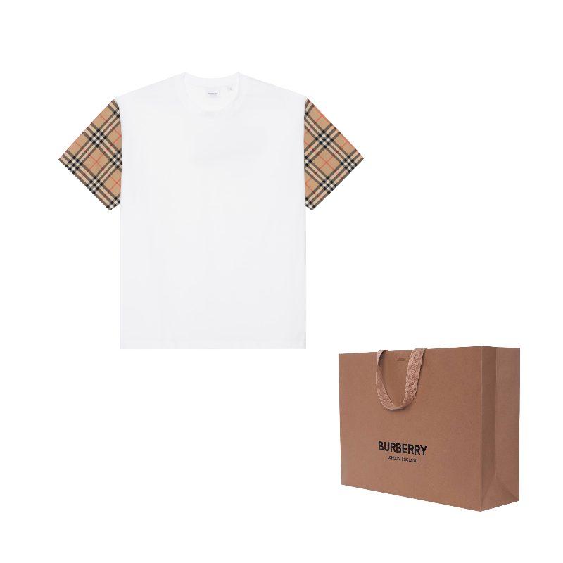 Final Sale Vintage Check-sleeve T-shirt 80427161
