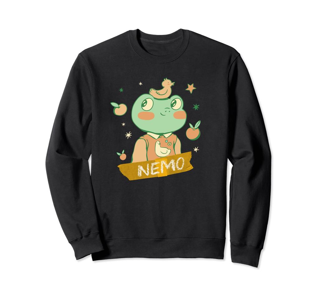 NEMO - Cute Boys Name with adorable Frog Sweatshirt