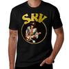 Tričko Stevie Ray Vaughan Strečová tkanina Pohodlné tričko