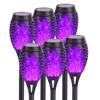 12LED Solar Flame Torch Light Flickering Light Waterproof Outdoor Lawn Path Yard Patio Floor Lamp Garden Christmas Decoration