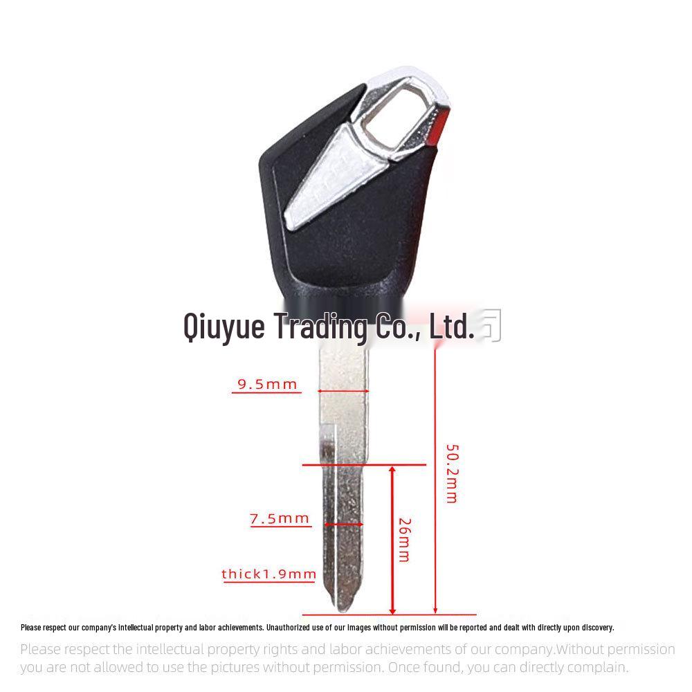 Kawasaki Ninja Key Blank for Models 250, Z250, Z300, Z800, Z1000
