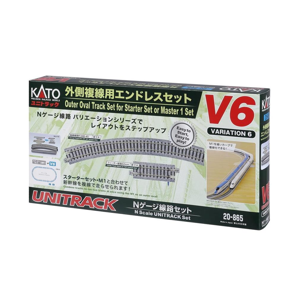 KATO N Gauge Outer Double Track Endless Set V6 20-865 Model Rail Set