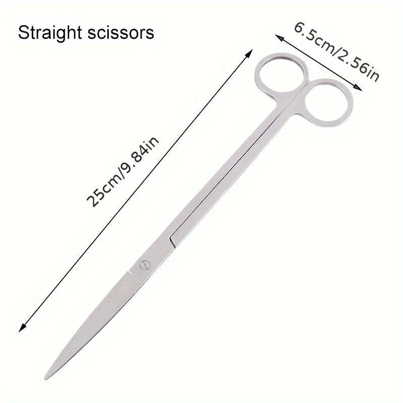 Aquarium Scissors Tweezers Tool,Fish Tank Aquatic Plants Wave Scissors,Water Grass Stainless Cleaning Tools Aquarium Accessories