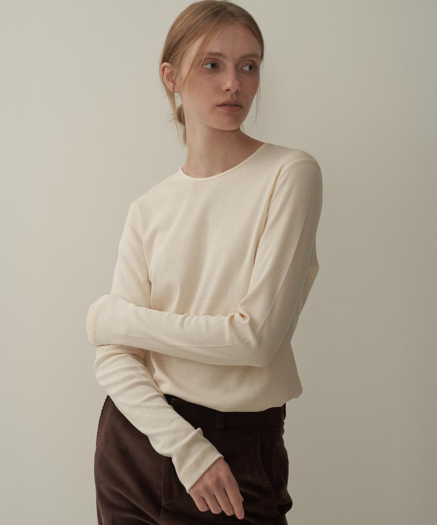 MOTT Double Stitch T-Shirt - Cream