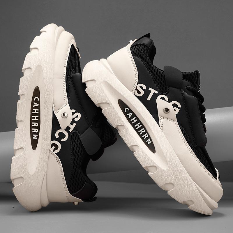 

Shoes men s sports shoes 2025 new men s shoes trendy brand high-end casual shoes thick-soled heightening dad shoes men 44