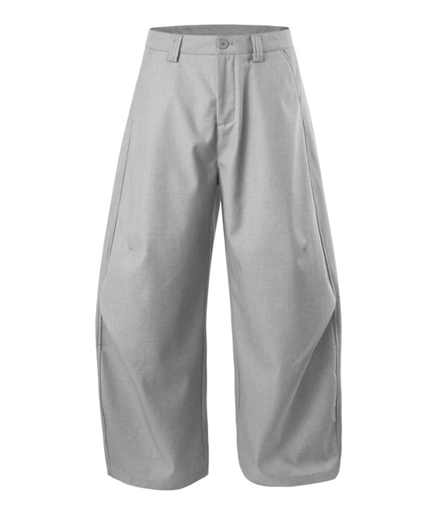 Beoteunseoul Dart Panel Curved Pants (3 Colors)