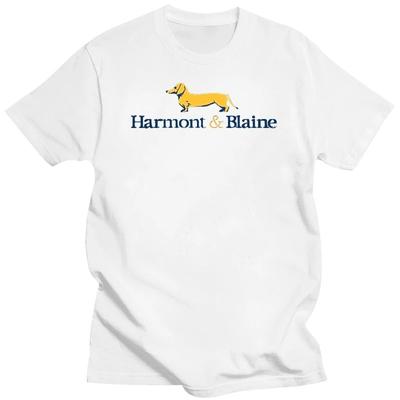 Men Women Harmont Blaine Print Tee Summer Cotton Tshirt Oversized Short Sleeve T Shirt Brand T-shirt Top Clothes Unisex