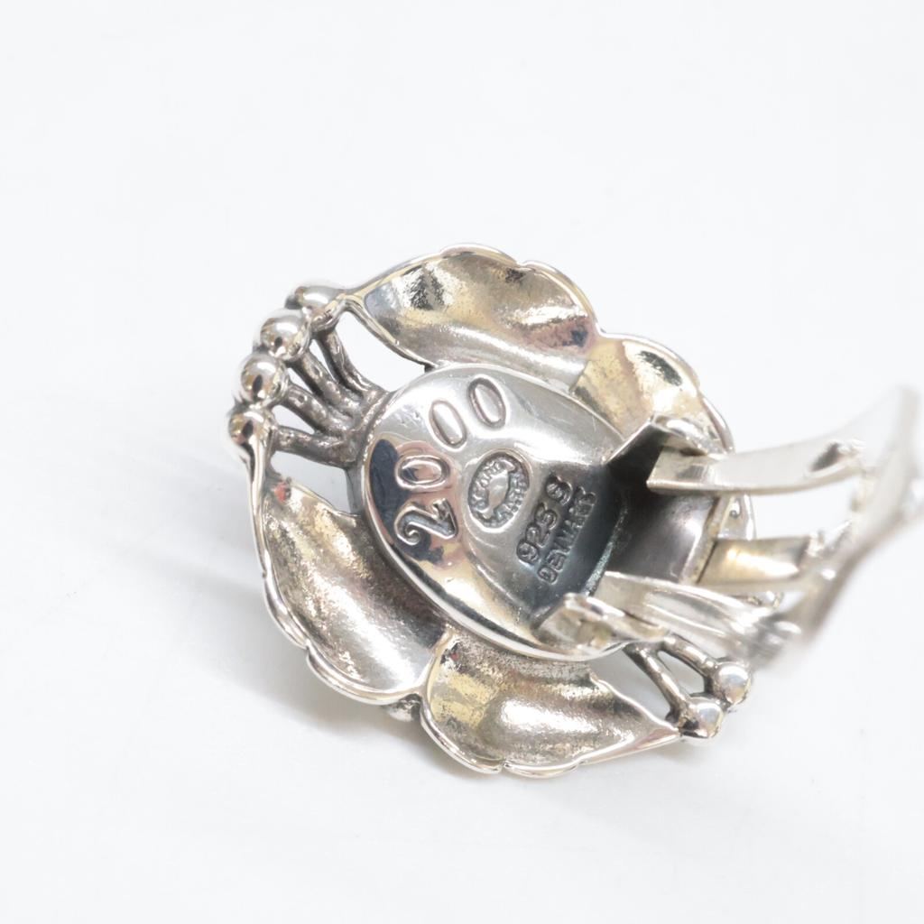 GEORG JENSEN [Excellent Condition] 925S 2000 Hematite Earring SilverUsed