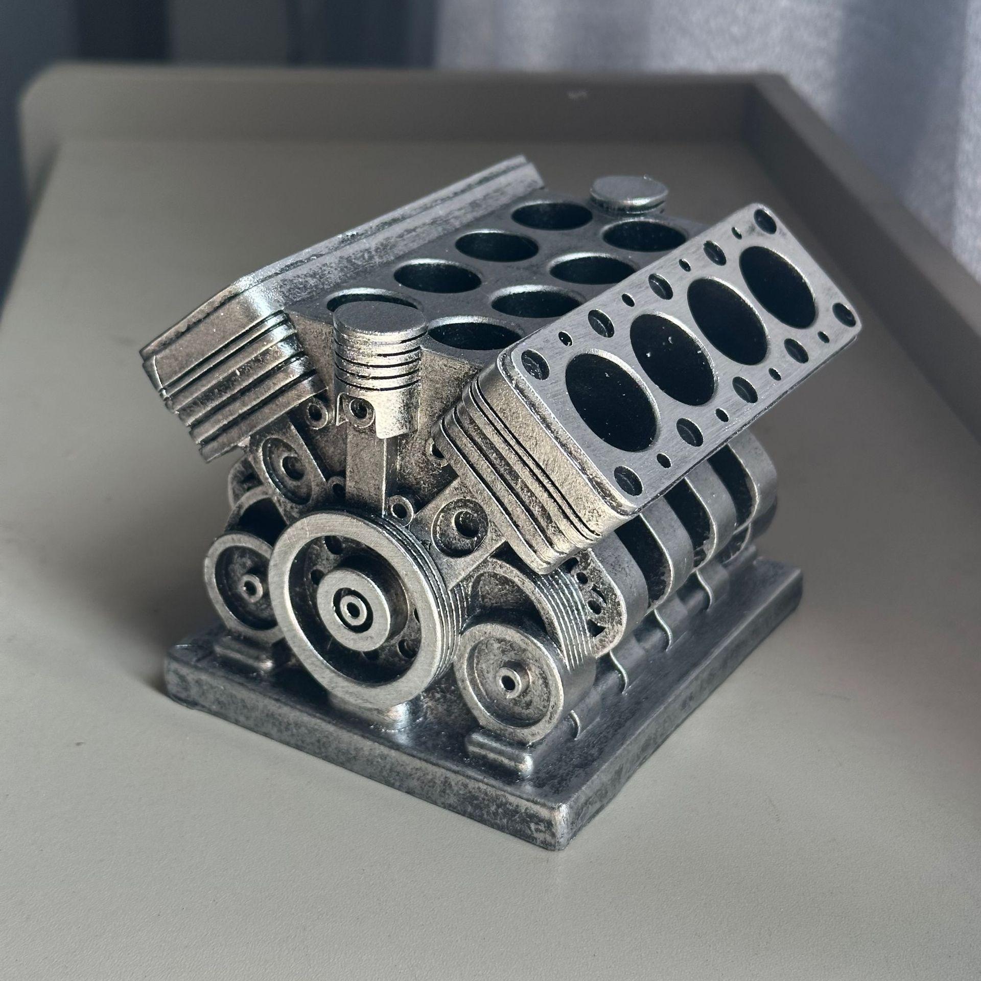 

Pen Holder with Engine Engine Pen Holder