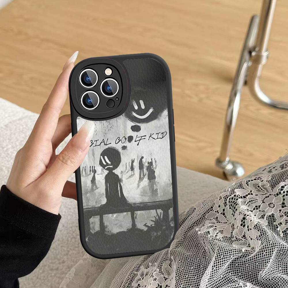 Classic Singer B-Beny J-Jr Phone Case For IPhone 16 15 14 11 12 13 Pro Max Plus Back Leather Shell