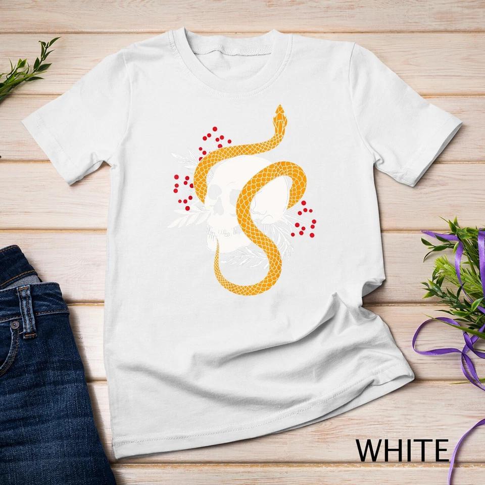 Snake Women Mens Snake Pattern Anaconda Reptiles T-Shirt Unisex T-shirt 9 S