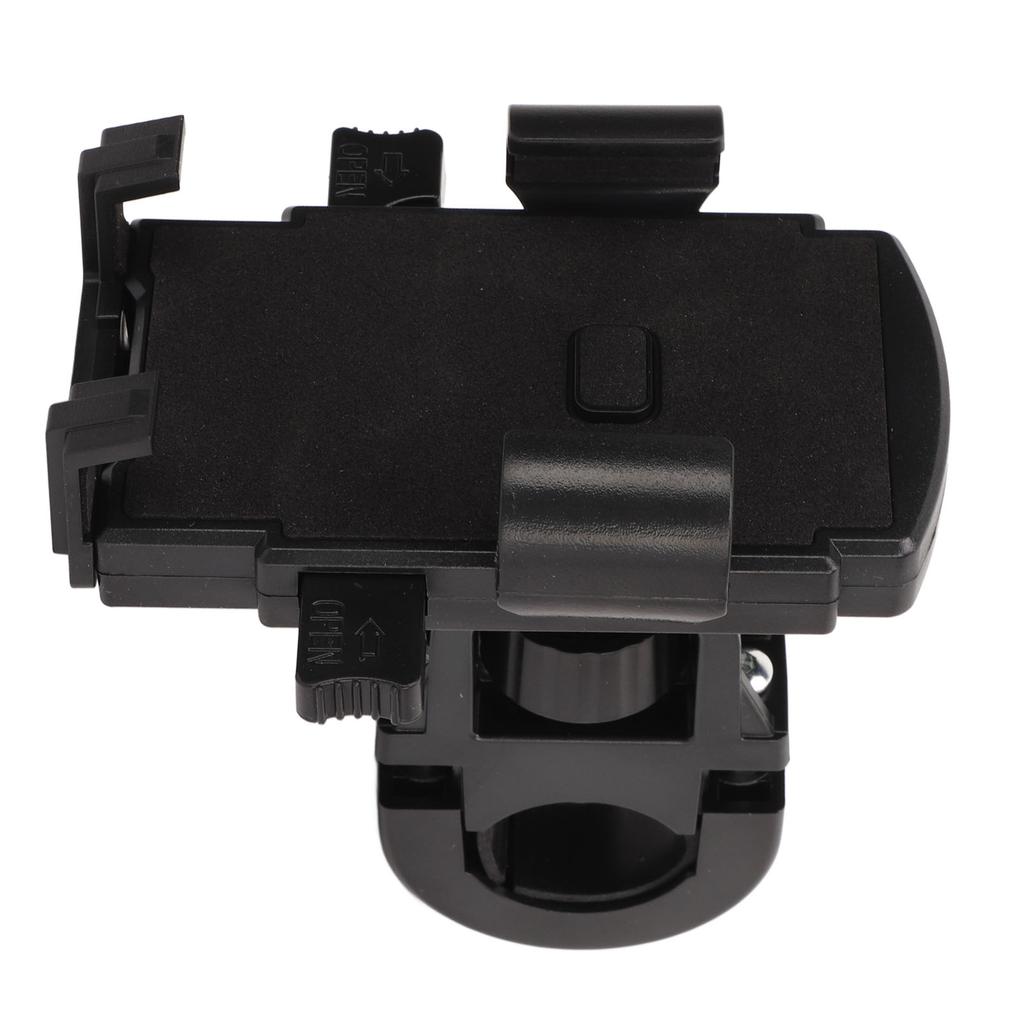 Motorcycle Phone Mount Quick Install Silicone Pad Handlebar Clamp for 4.7‑6.7in Cell Phone