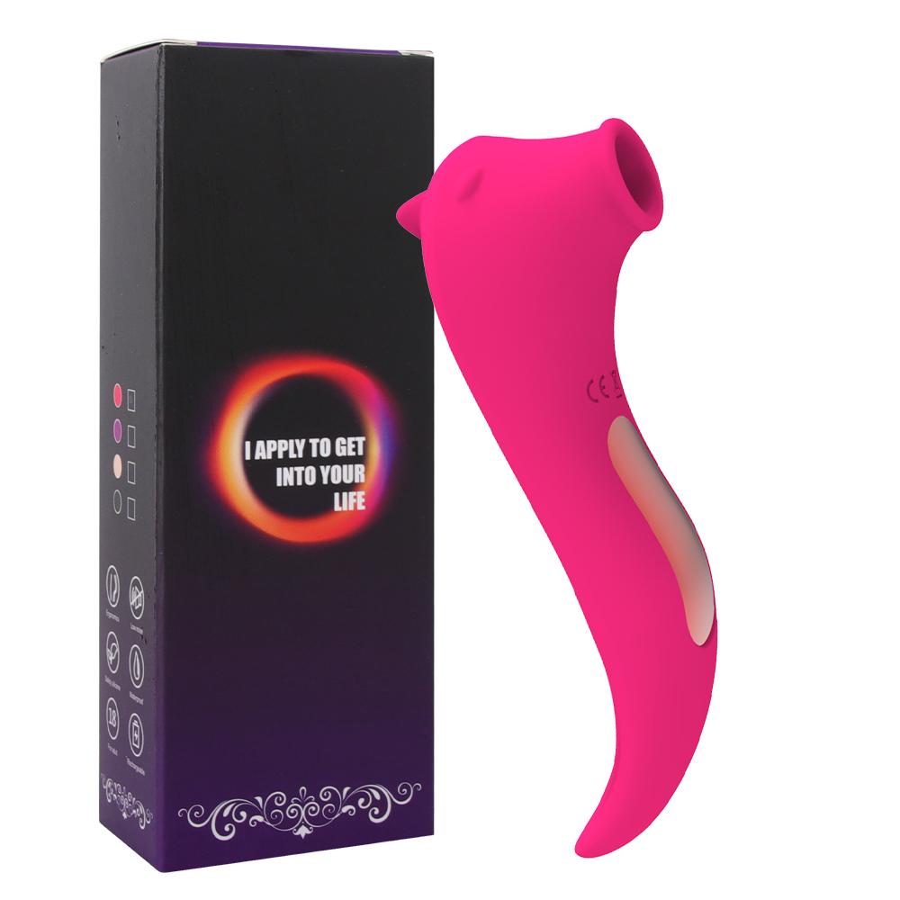 Výkonný klitorisový sací vibrátor pro ženy Bradavkový orální vakuový stimulátor Masážní dildo Ženský masturbátor Sexuální hračky pro dospělé