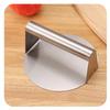 Pressa Carne Hamburger in Acciaio Inossidabile Pressa Carne Burger Circolare Quadrata Utensile da Cucina Piatto Pressa Carne 1 PZ