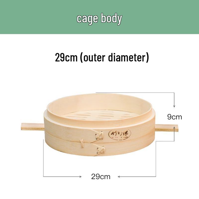 Ekstra Büyük Bambu Buharlı Pişirme Sepeti, 50cm - Ticari Kullanım ve Mantı Buharlamak İçin İdeal