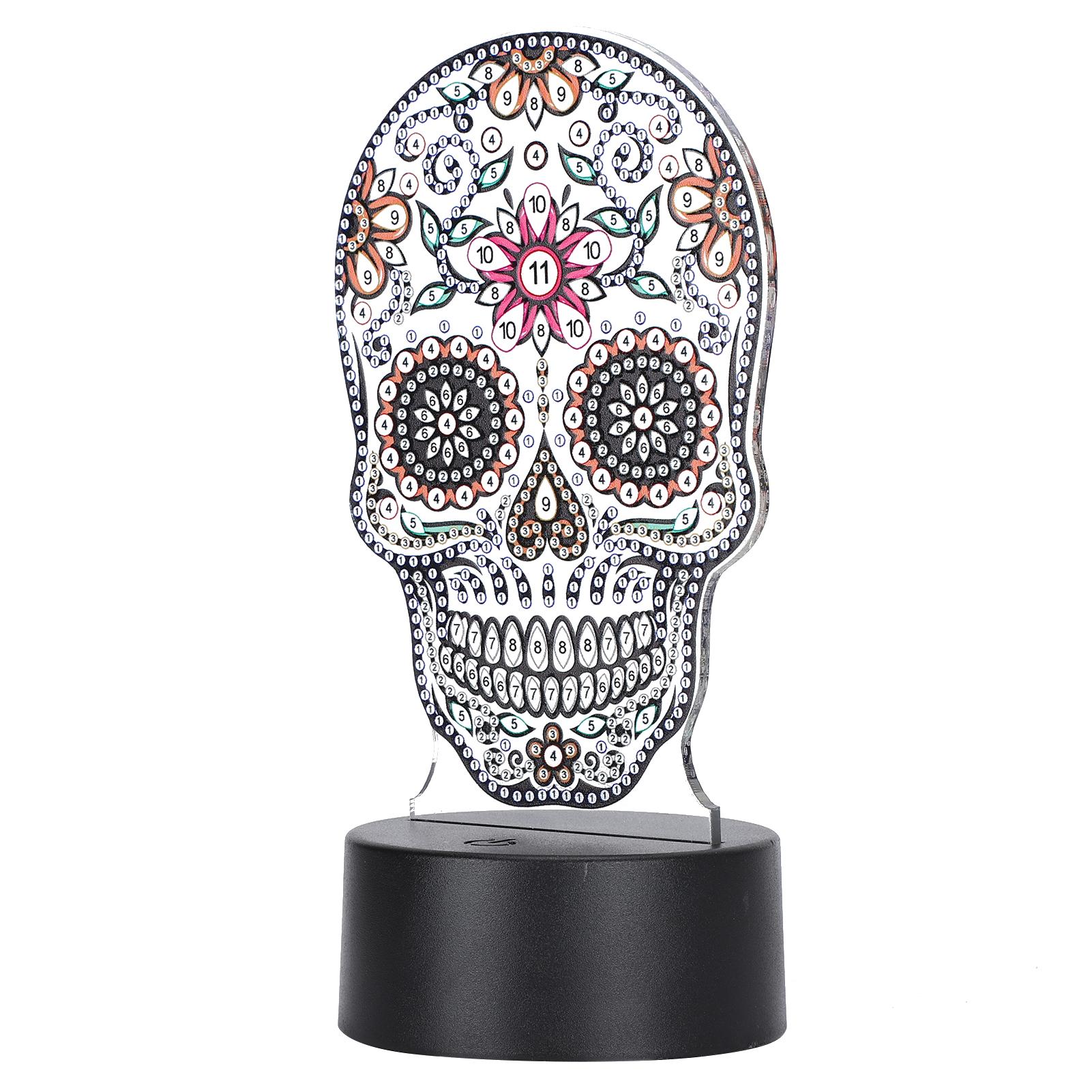 

Acrylic DIY Diamond Painting Lamp LED 7 Colors USB Night Light Home Decoration (DP01)