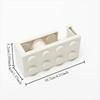 Building Block Desktop Tape Cutter Transparent Tape Holder for Office Stationery Tape Dispenser Cute Storage Box