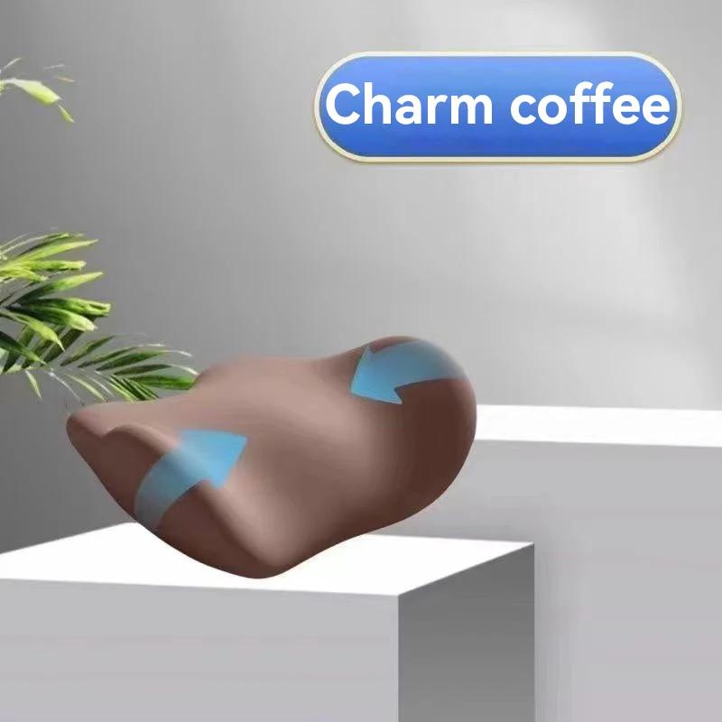 Подушка для сна под поясницу Эргономичная Специальная подушка для поддержки поясницы Мягкая Удобная Пена с памятью Кровать Поясничный выступ Поддержка спины кофейный