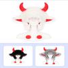 Winter Warm Hat Coral Fleece Halloween Party Hat Ear Hat Polar Fleece Bull Horn Cap For Halloween Party Womens Neck