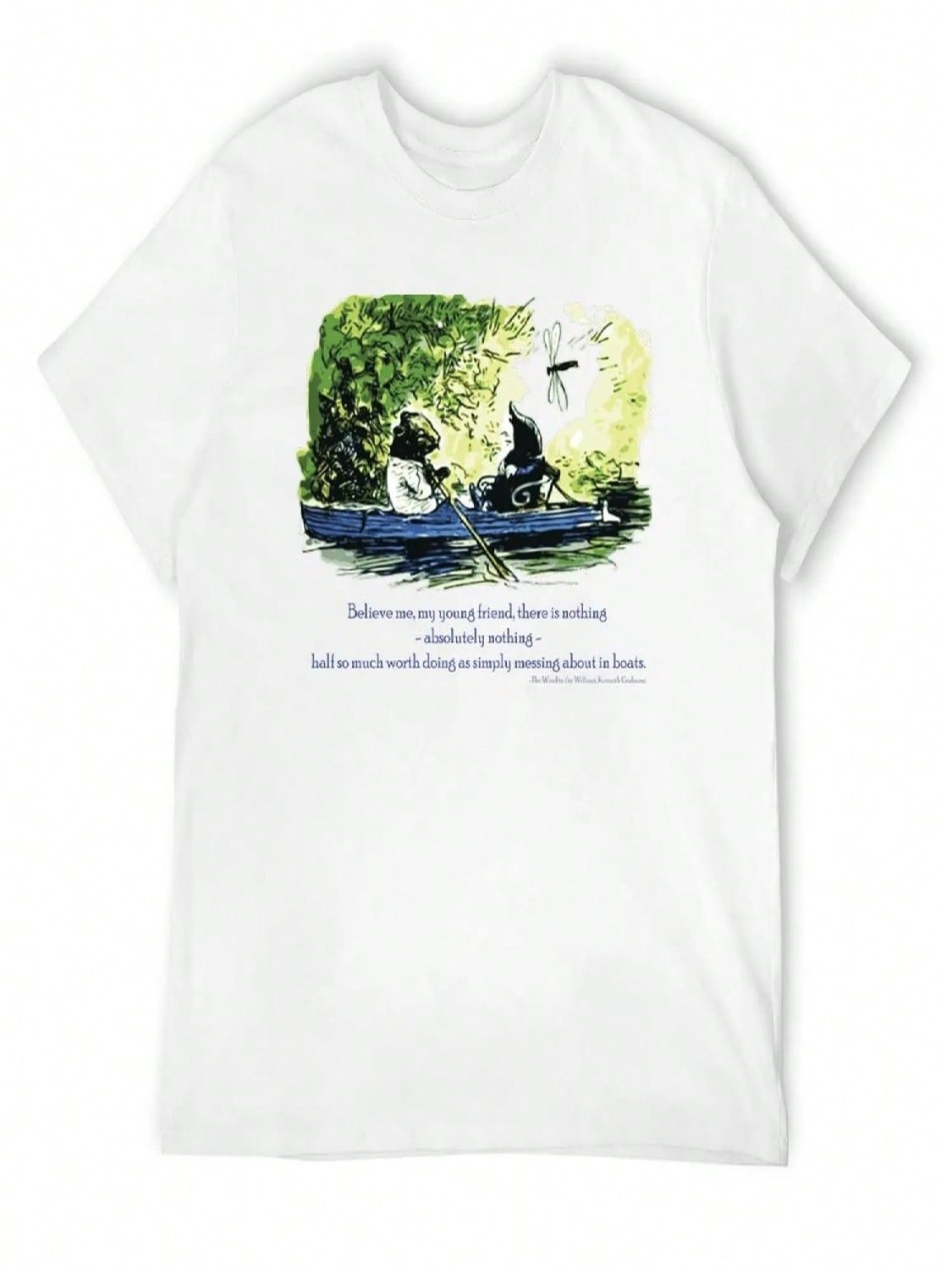 Messing About In Boats T-Shirt Cute Clothes Aesthetic Clothing Rapper Graphic Tees unisex Clothes S разноцветный