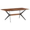 Dining Table 180x90x76 Cm Solid Mango Wood