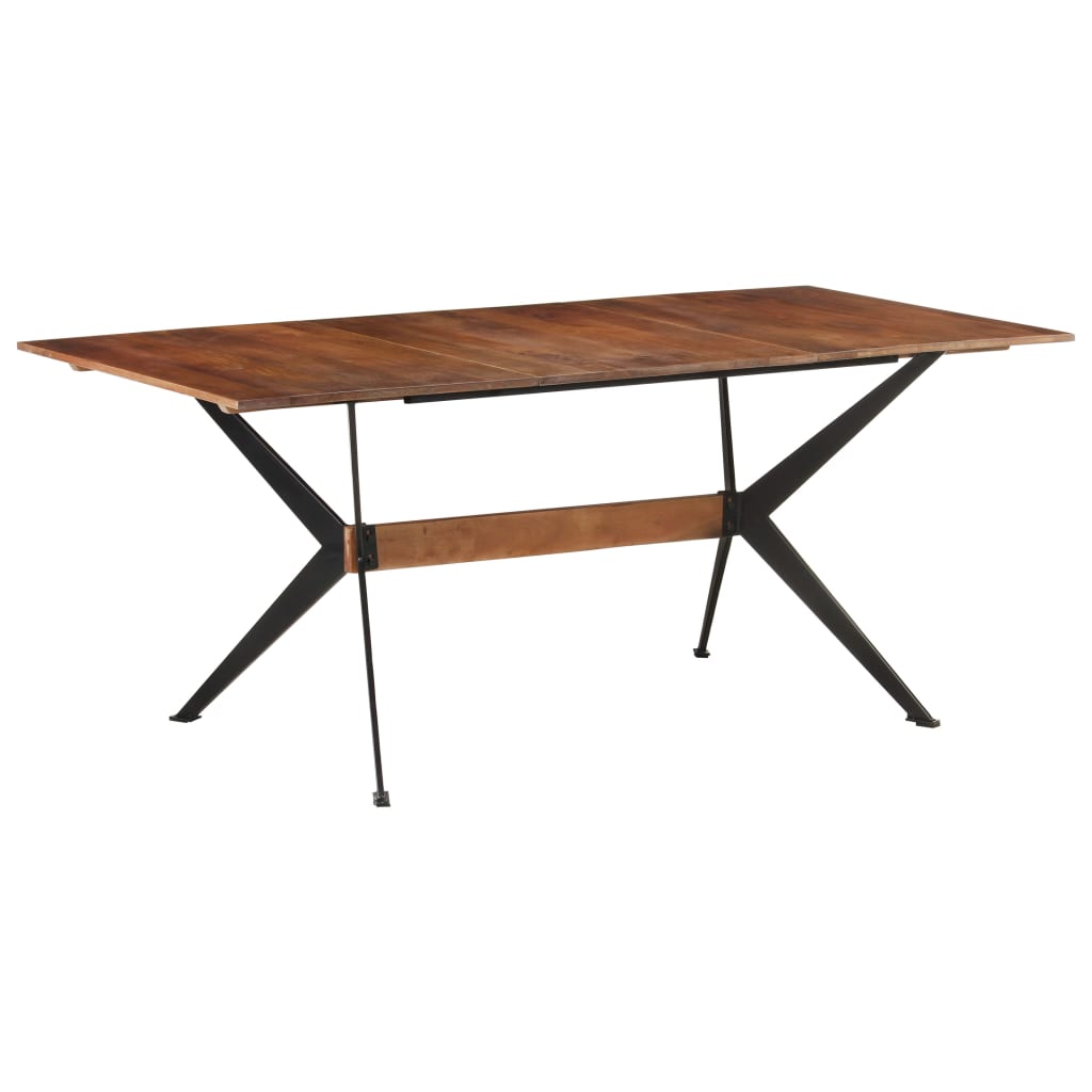 Dining Table 180x90x76 Cm Solid Mango Wood