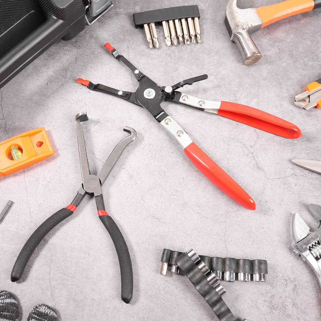 8 Zoll Elektrischer Steckverbinder Trennzange Set Schlauchschellenzange Kraftstoffleitungstrenner & Zündkerzenentfernungswerkzeug Schweißzange