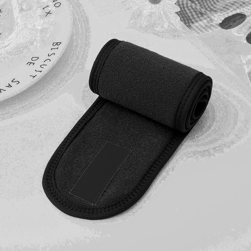 

Soft Convenient Face Washing Makeup Headband For Spa Facial Cleansing Makeup Headband one size чорний