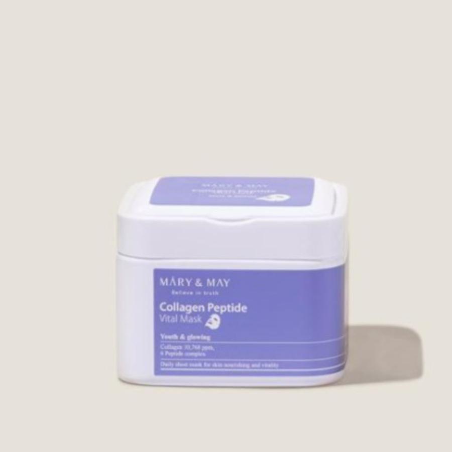 MARY&MAY Collagen Peptide Vital Mask 30 Sheets