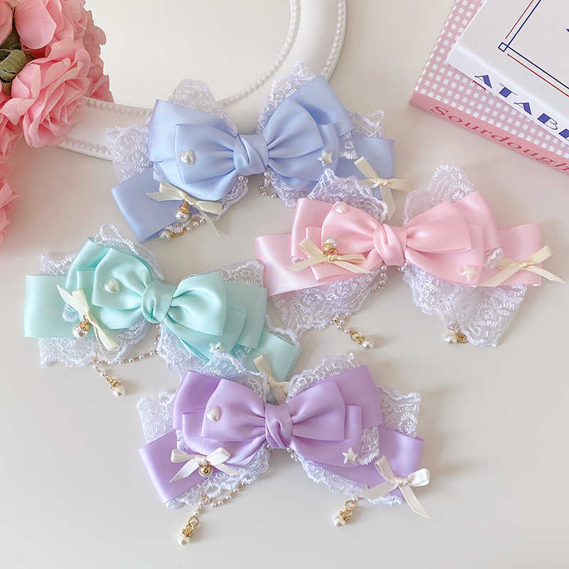 Girl Bow Hair Clips Headwear Hairpins Hair Accessories Pink Claw Hair Clip Sweetg Srtyle Kawaii Hair Accesorios Jk Clips
