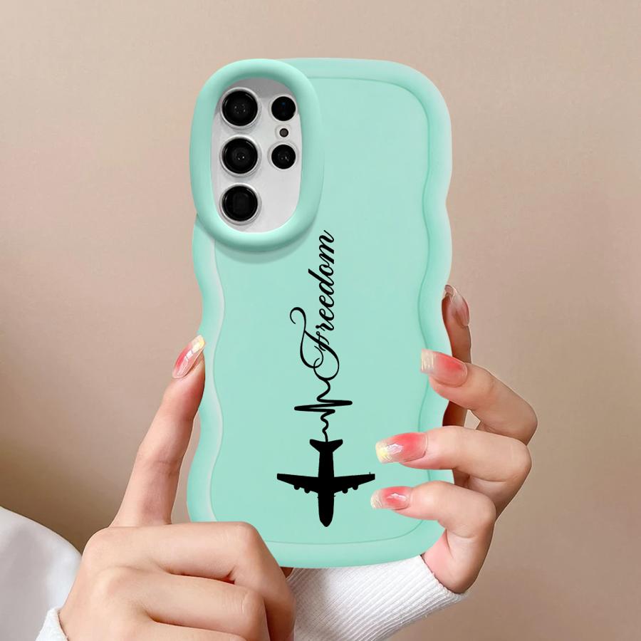Soft Phone Cover Case for Samsung Galaxy S21 S24 S22 Ultra S25 A26 A25 S20 FE S23 Plus A55 A34 A35 A24 A54 A36 World Travel