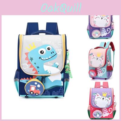 Niedlicher Cartoon-Rucksack für Kleinkinder, geeignet für Jungen und Mädchen, aus atmungsaktivem Nylonmaterial