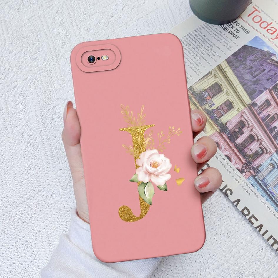 Für OPPO Realme C11 C12 C15 C33 C17 C35 C20 C30 Fall Luxus Schutzhülle Platz Flüssiges Silikon Weiche TPU Blume buchstaben Für Realme Funda Coque Stoßstange