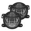 2pcs 4 Inch Led Fog Lights,Unique Design Fog Lamps For Jeep Wrangler JK JKU 2007-2018 TJ CJ LJ , Front Bumper Driving Lights