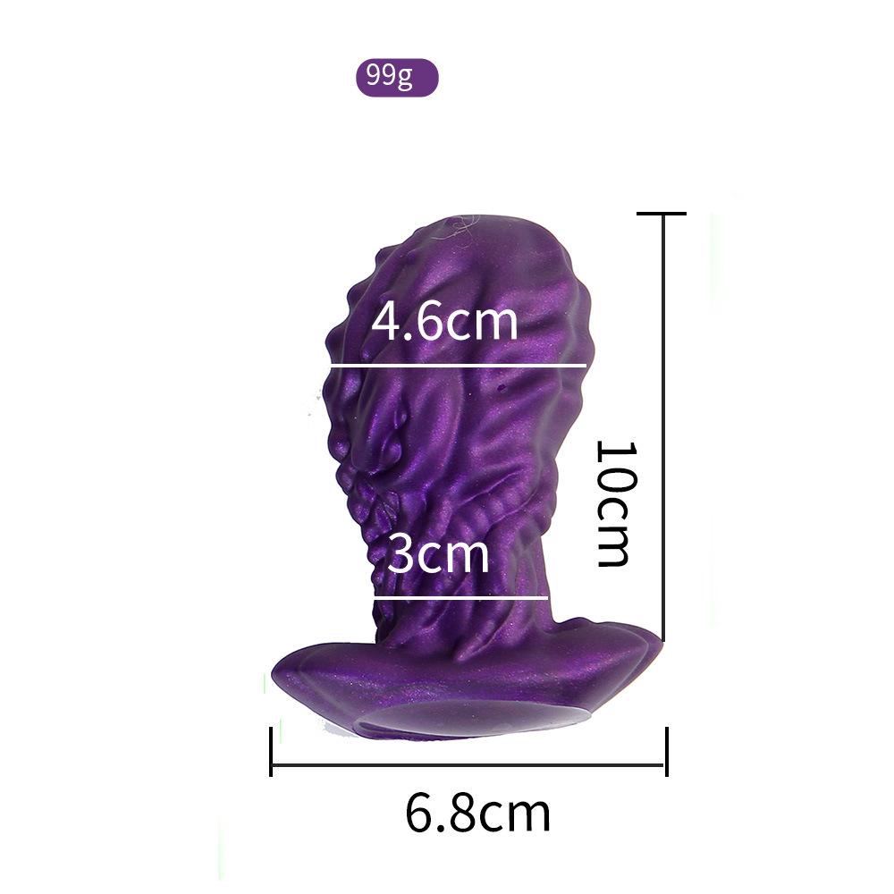 New Purple Octopus Anal Plug For Men And Women  Vaginal Plug   Silicone Anal Expansion Device  Sex Toy