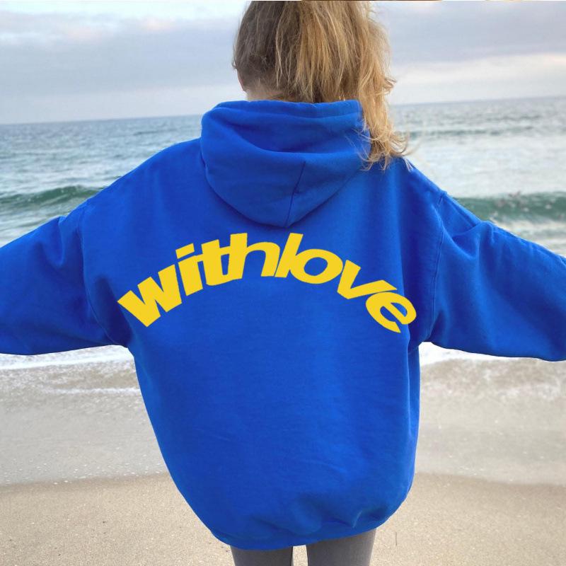 Unisex Oversized Drop Shoulder Hoodie: Trendy Sporty Casual Pullover for Autumn/Winter