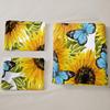 Sunflower Duvet Cover Set Yellow Floral Sunflower Bedding Set Print Floral Comforter Cover For Kids Girls Boys