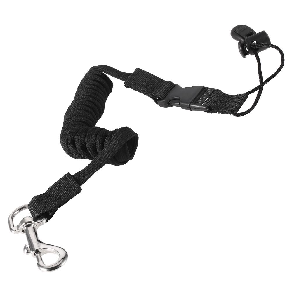 Elastic Paddle Leash Kayak Canoe Safety Fishing Rod Rowing Boats Coiled Lanyard Cord Tie Rope