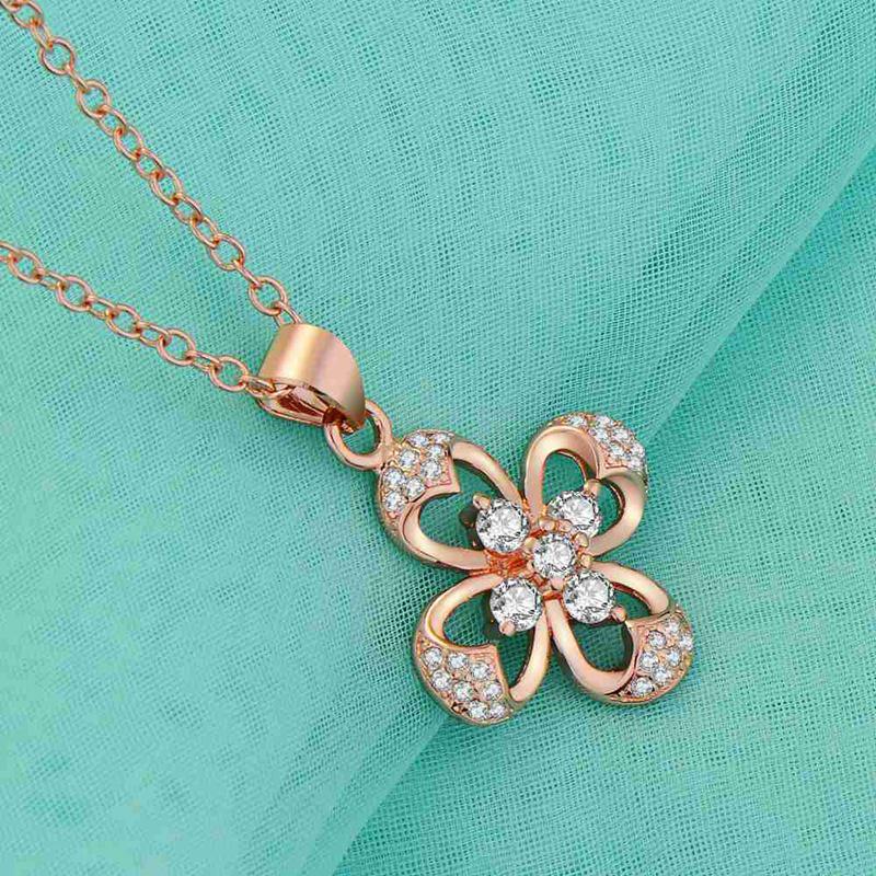 Versatile Rose Gold & Silver 925 Necklace