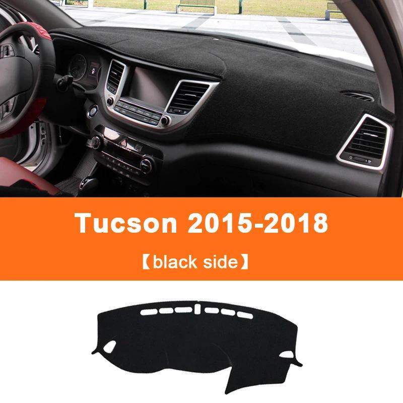 Car Dashboard Avoid Light Pad trument Platform Cover Mats Carpets LHD For Hyundai Tucson 2015-2017 2018   Accessories
