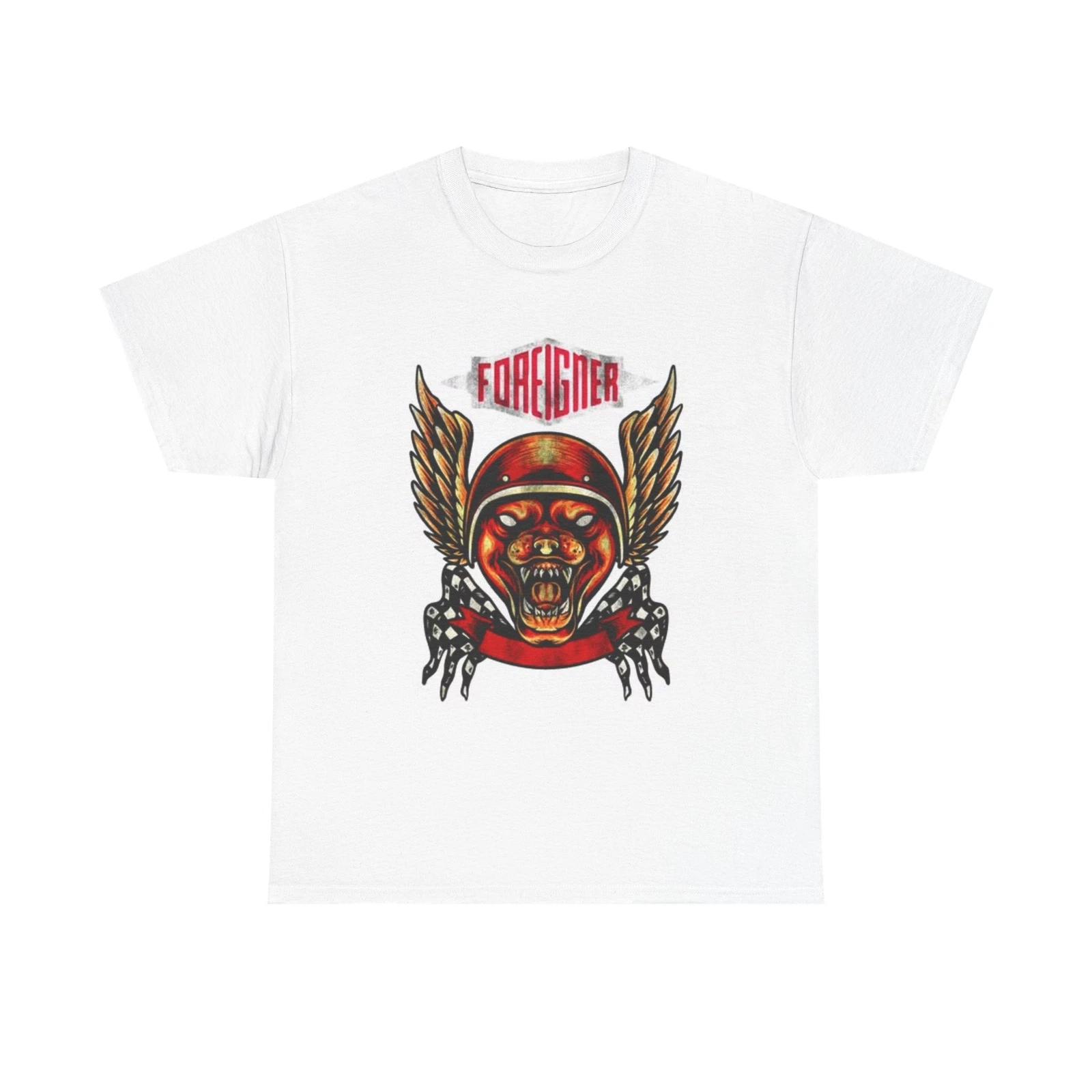 Men s and Women s T-shirts Foreigner Graphic L