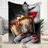 Lips Blanket Soft & Cozy Suitable for Office Chair Bedding Office All-Season Use Warmthful Decor Ideal Gift for Friends Family Couples Picnic