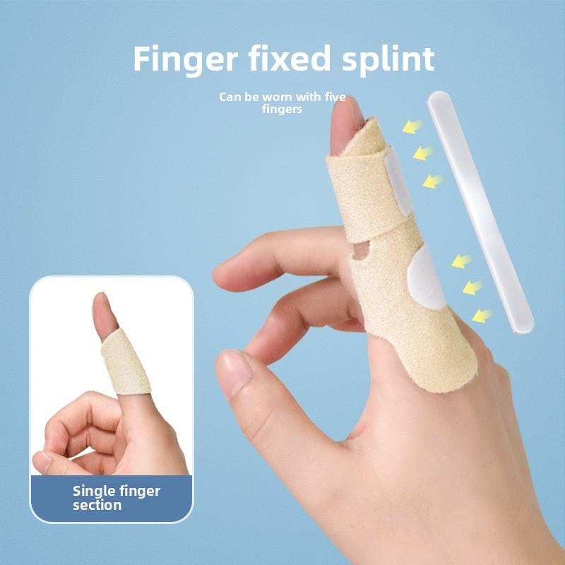 Adjustable Finger Fracture Immobilizer With Splint And Breathable Strap For Joint Support Injury Recovery