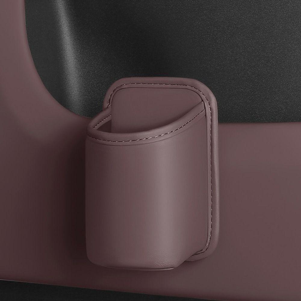 Leather Leather Car Cup Holder Anti-Sag Clip Auto Back Seat Cup Holder Auto Interior Parts